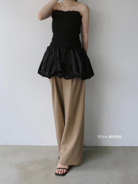 【SAMPLE SALE / célon】volume flare mini dress