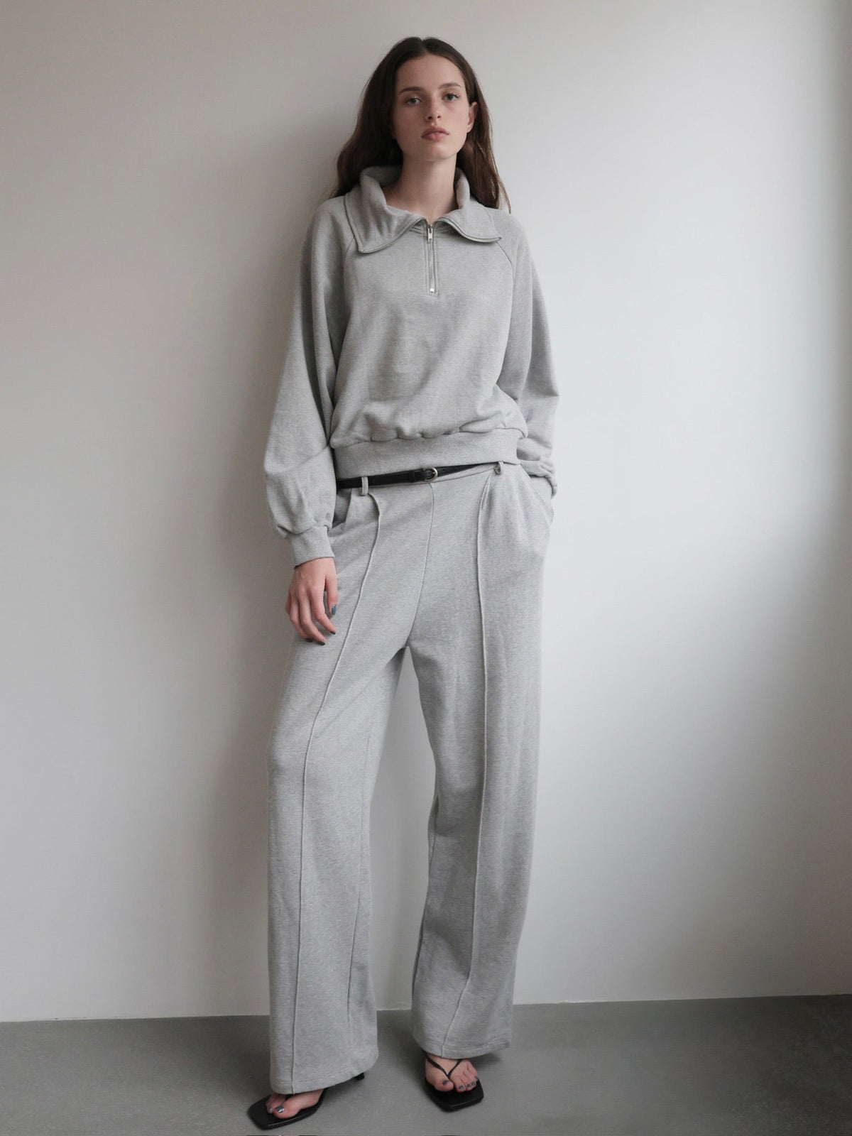【NOWNS】Louis | Sweat zip tops