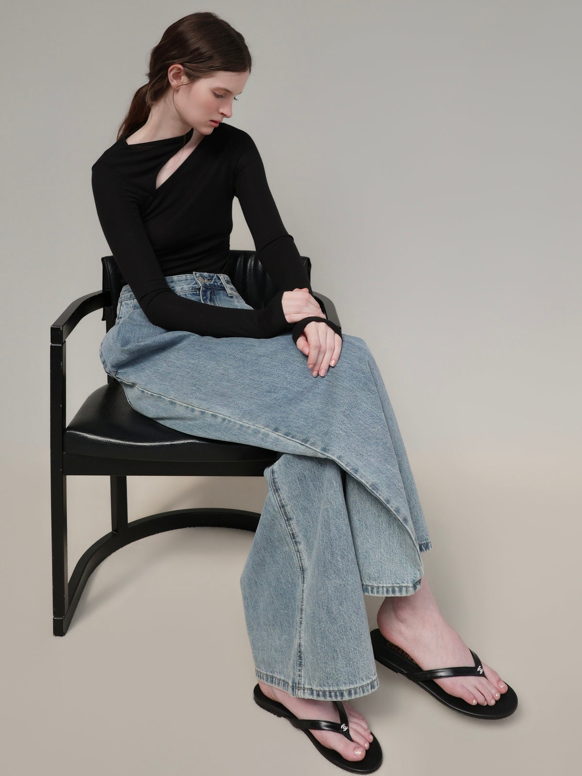 【AMOMMA】ASYMMETRIC CUT TOPS