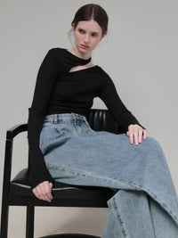 【AMOMMA】ASYMMETRIC CUT TOPS