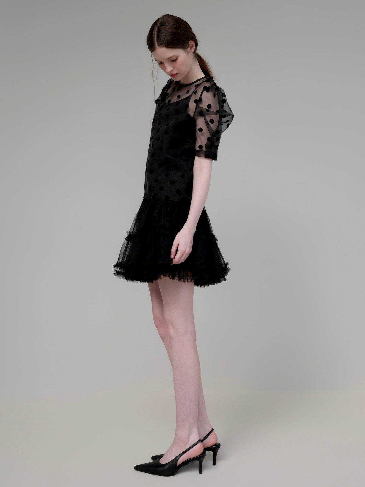 【AMOMMA】AUDREY TIERED TULLE SKIRT