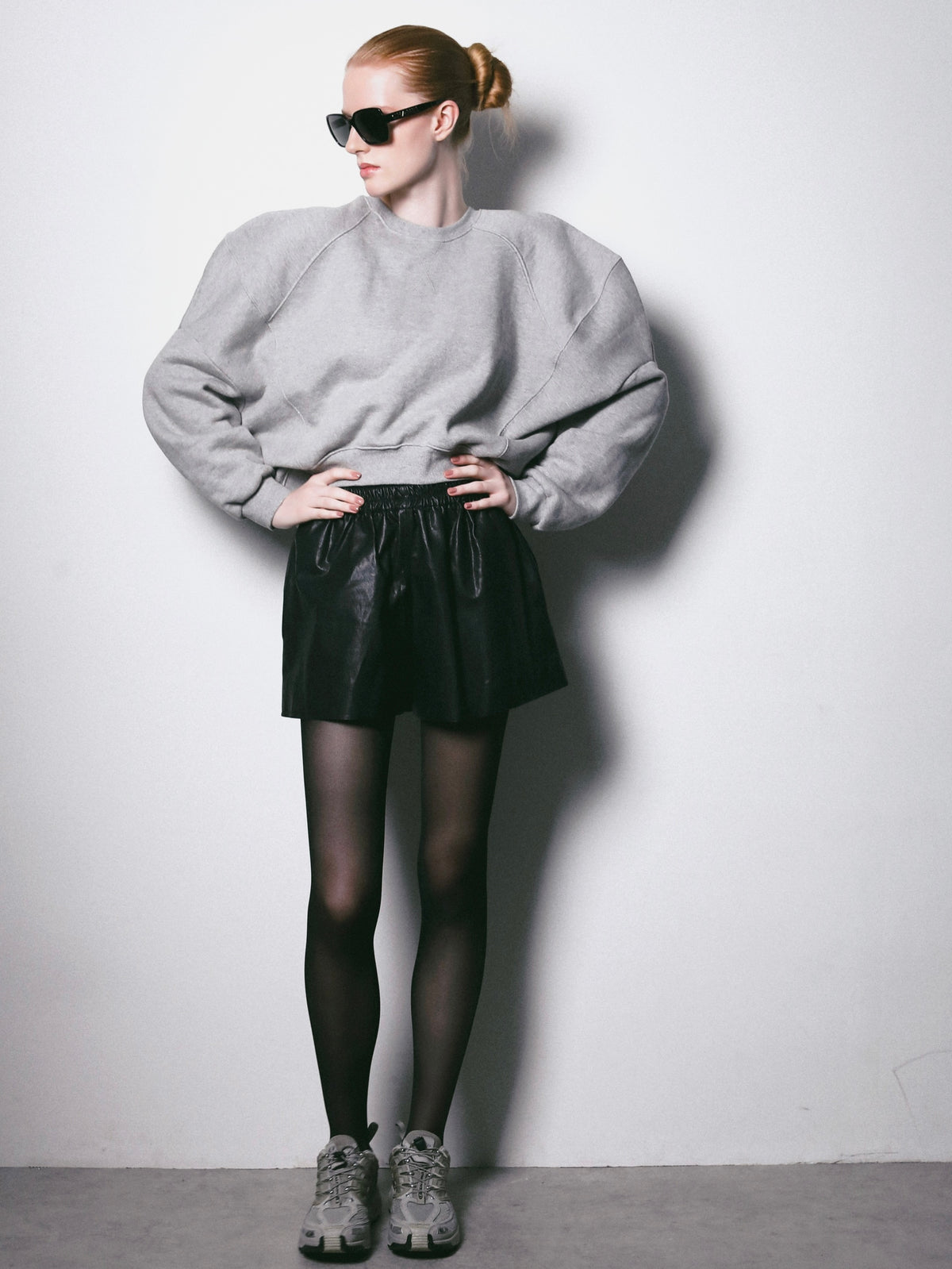 【AMOMMA】Gloss Leather Short Pants ＜大阪先行発売＞