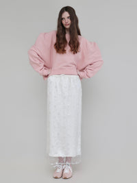 【AMOMMA】PUFF SLEEVE SWEAT - 起毛なし -