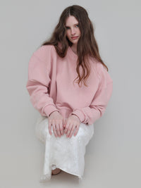 【AMOMMA】PUFF SLEEVE SWEAT - 起毛なし -