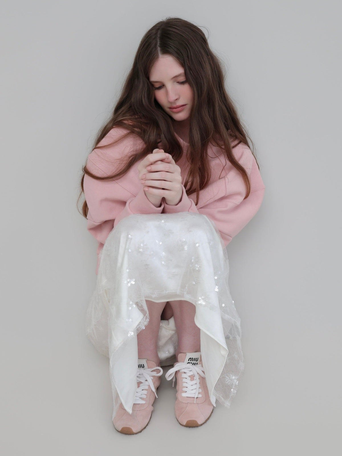 【AMOMMA】PUFF SLEEVE SWEAT - 起毛なし -
