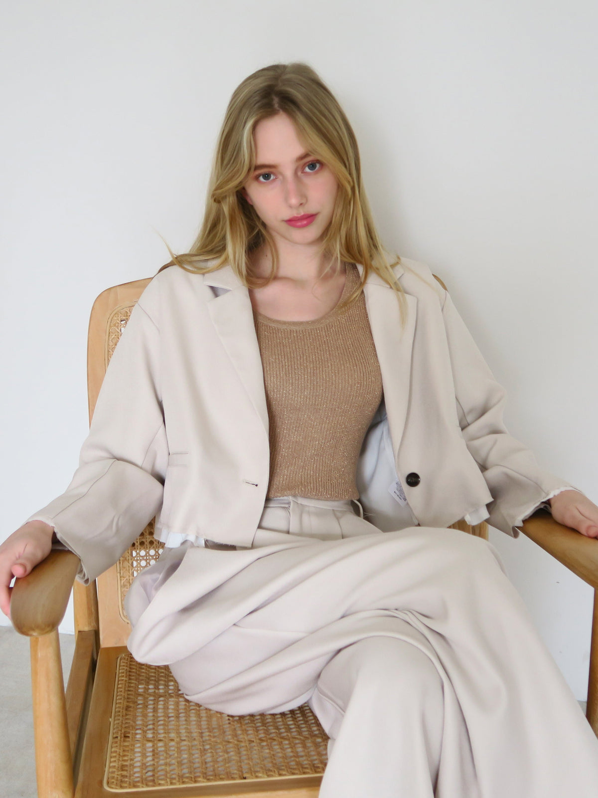 [ SAMPLE SALE ] cutoff cropped jacket