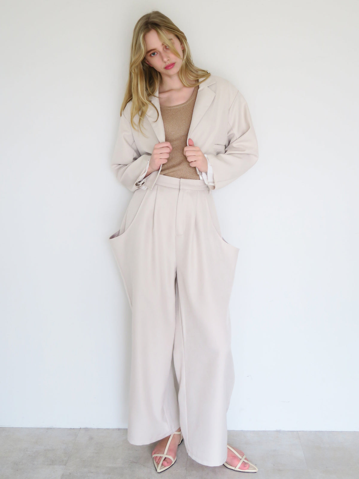 [ SAMPLE SALE ] cutoff cropped jacket