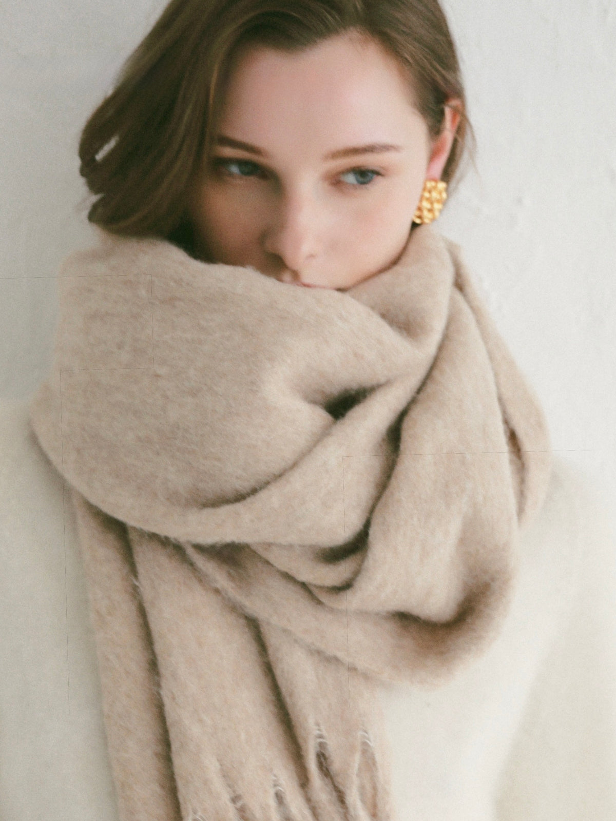 【célon】wool cozy muffler