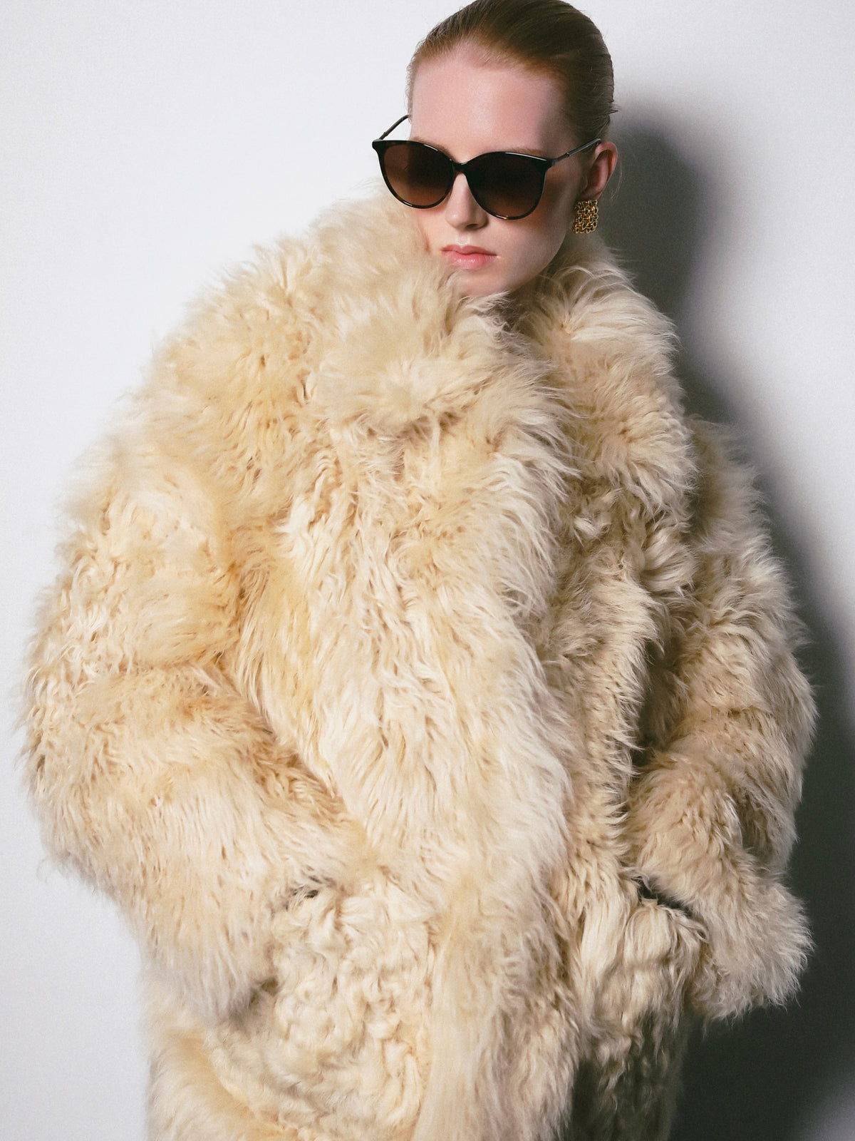 【AMOMMA】Curly Wool Coat