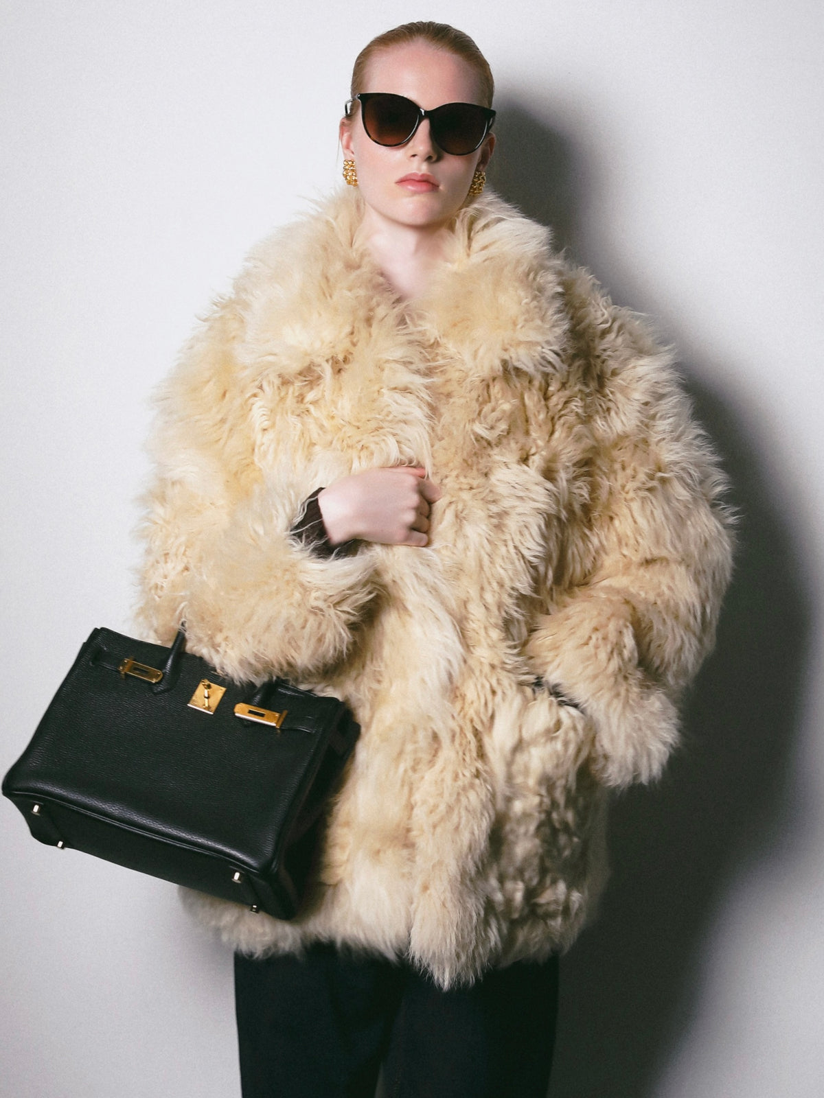 【AMOMMA】Curly Wool Coat
