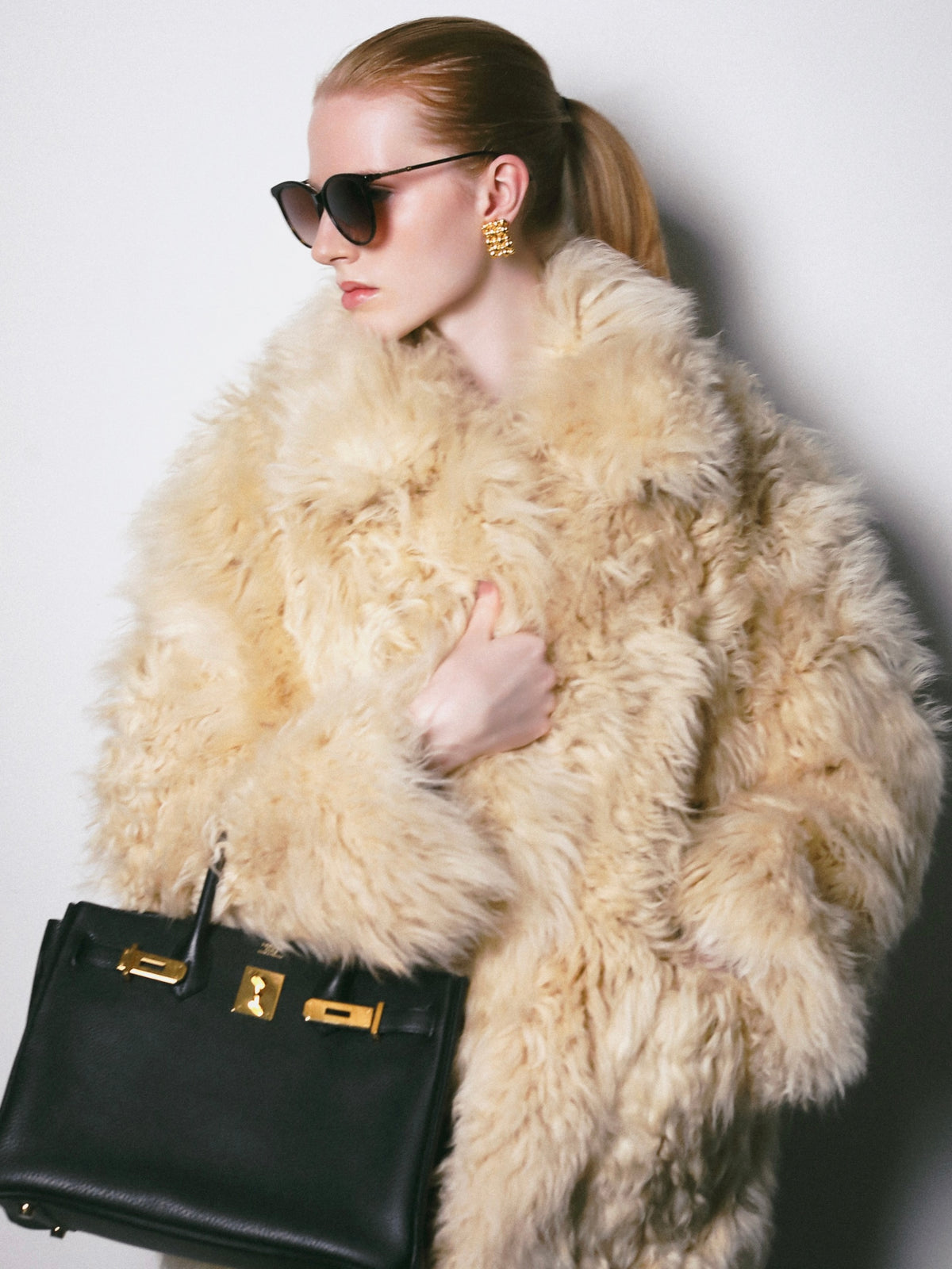 【AMOMMA】Curly Wool Coat
