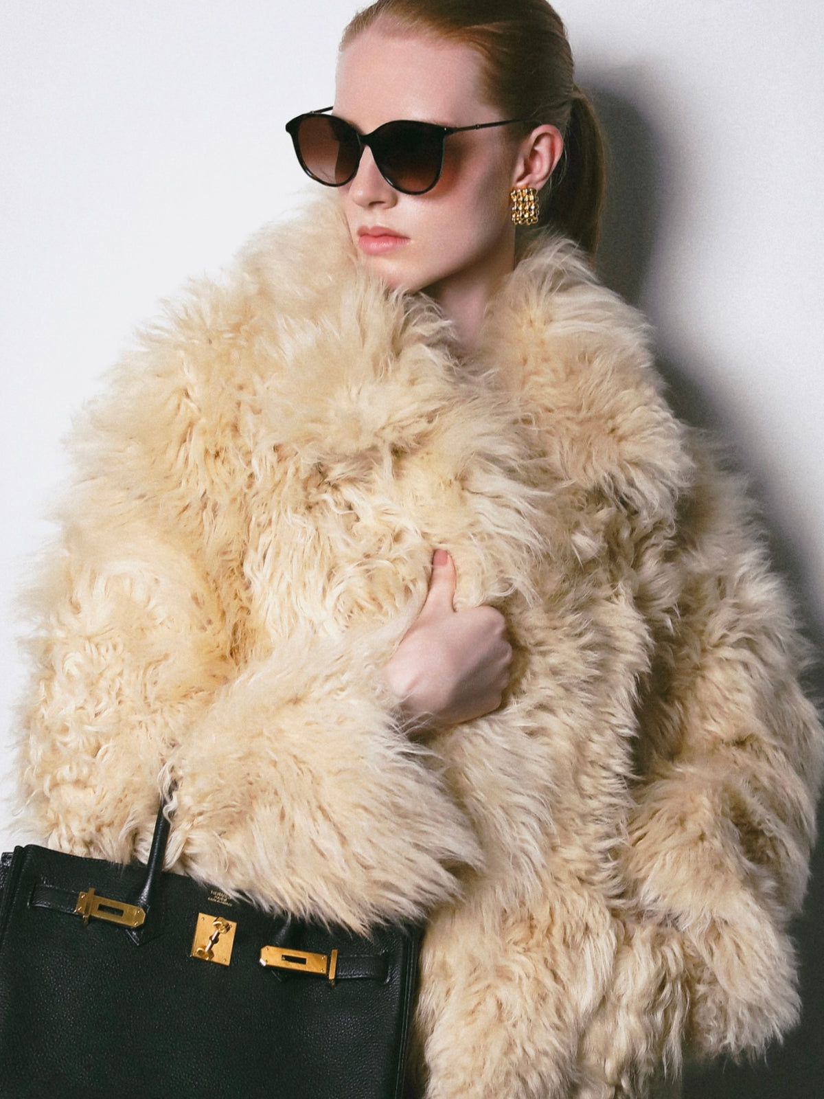 【AMOMMA】Curly Wool Coat