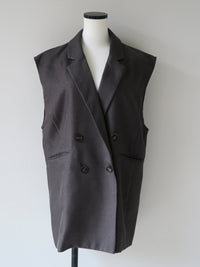 [ SAMPLE SALE ] long tailored gilet