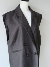[ SAMPLE SALE ] long tailored gilet