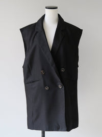 [ SAMPLE SALE ] long tailored gilet