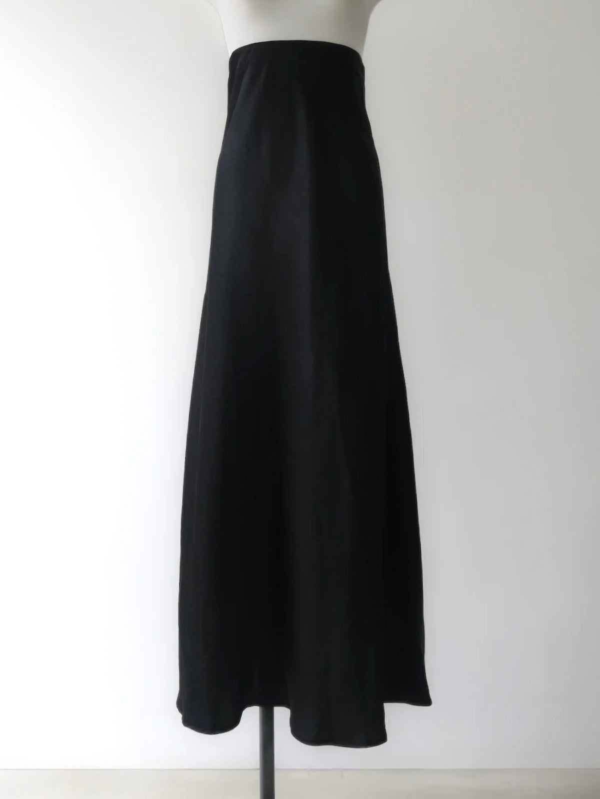 satin bias maxi skirt