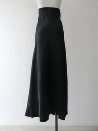 satin bias maxi skirt