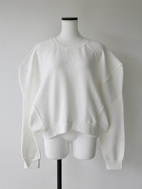 【AMOMMA】PUFF SLEEVE SWEAT - 裏起毛 -