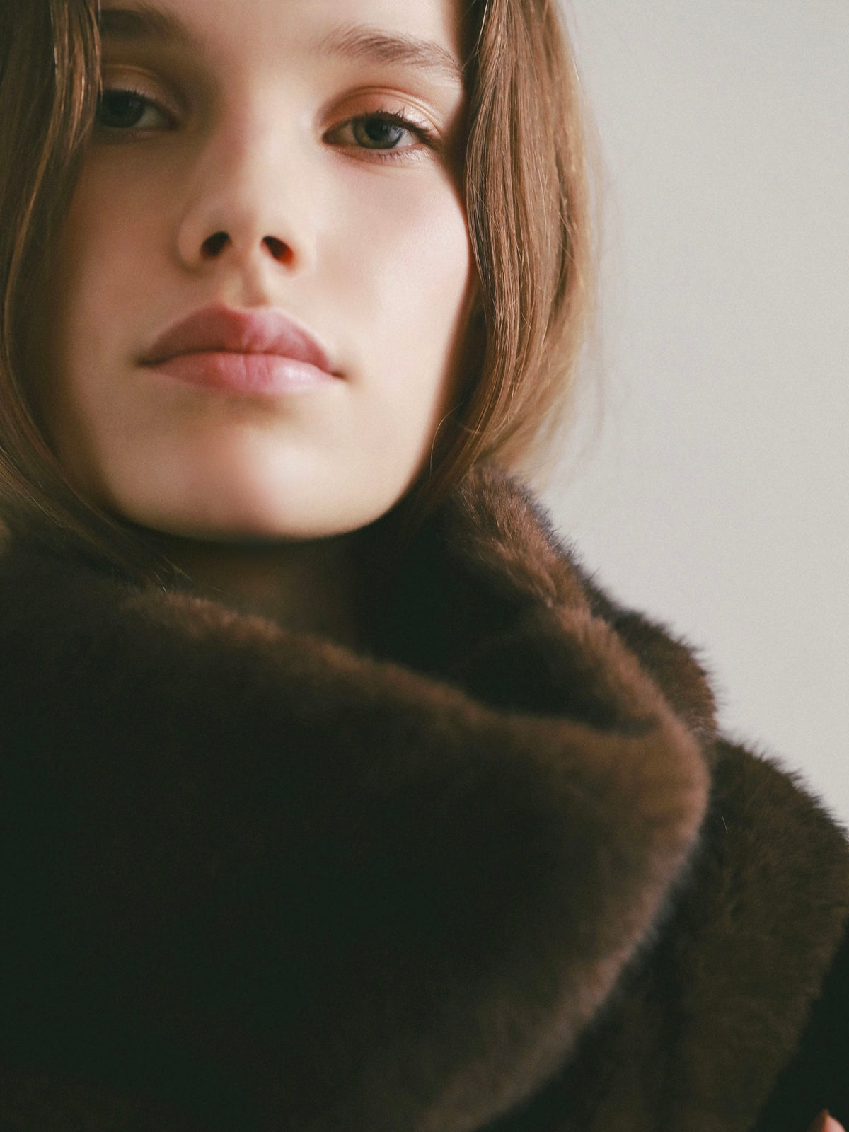 【célon】mini fur tippet