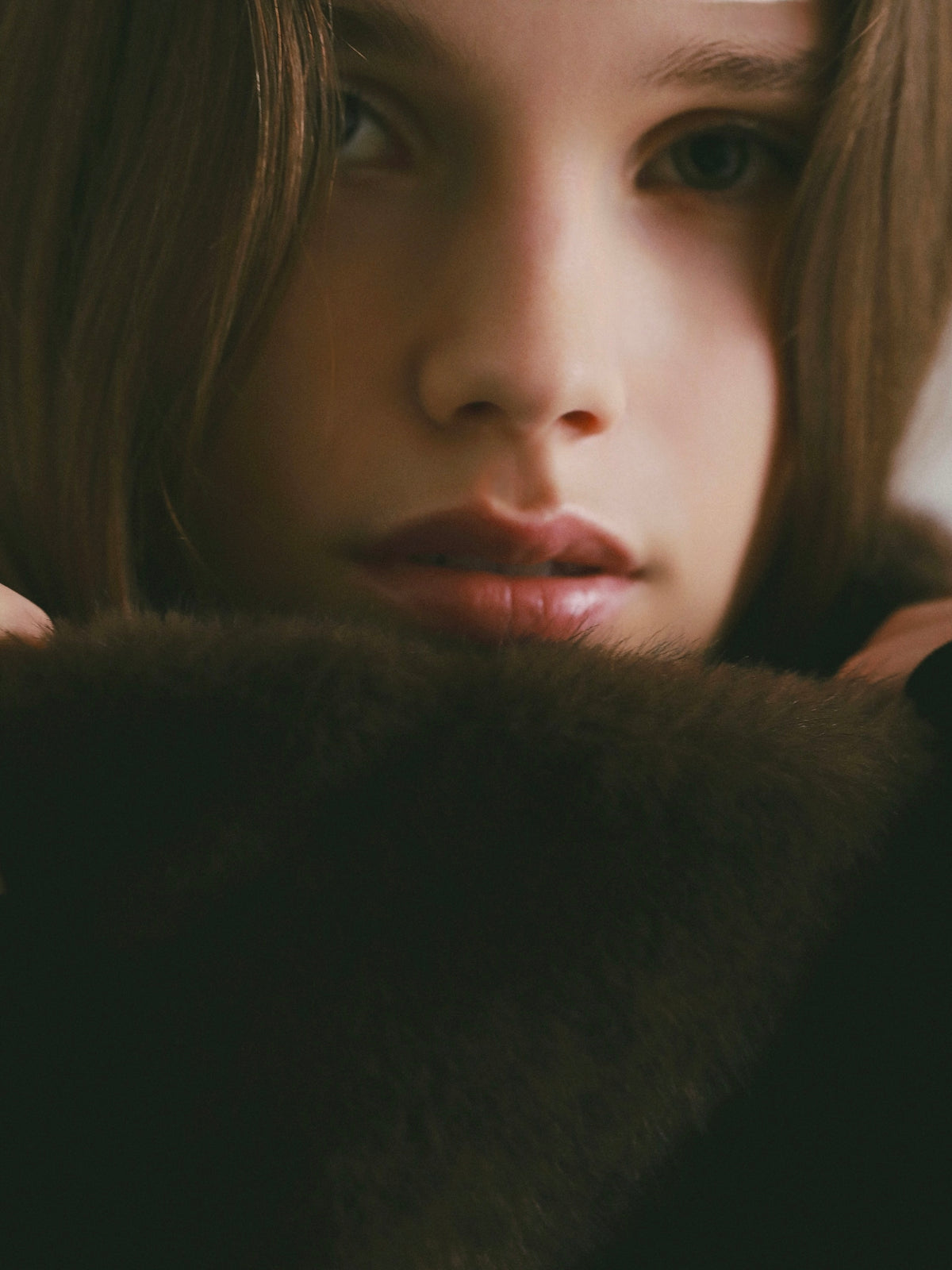 【célon】mini fur tippet