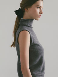 【célon】cashmere sleeveless knit