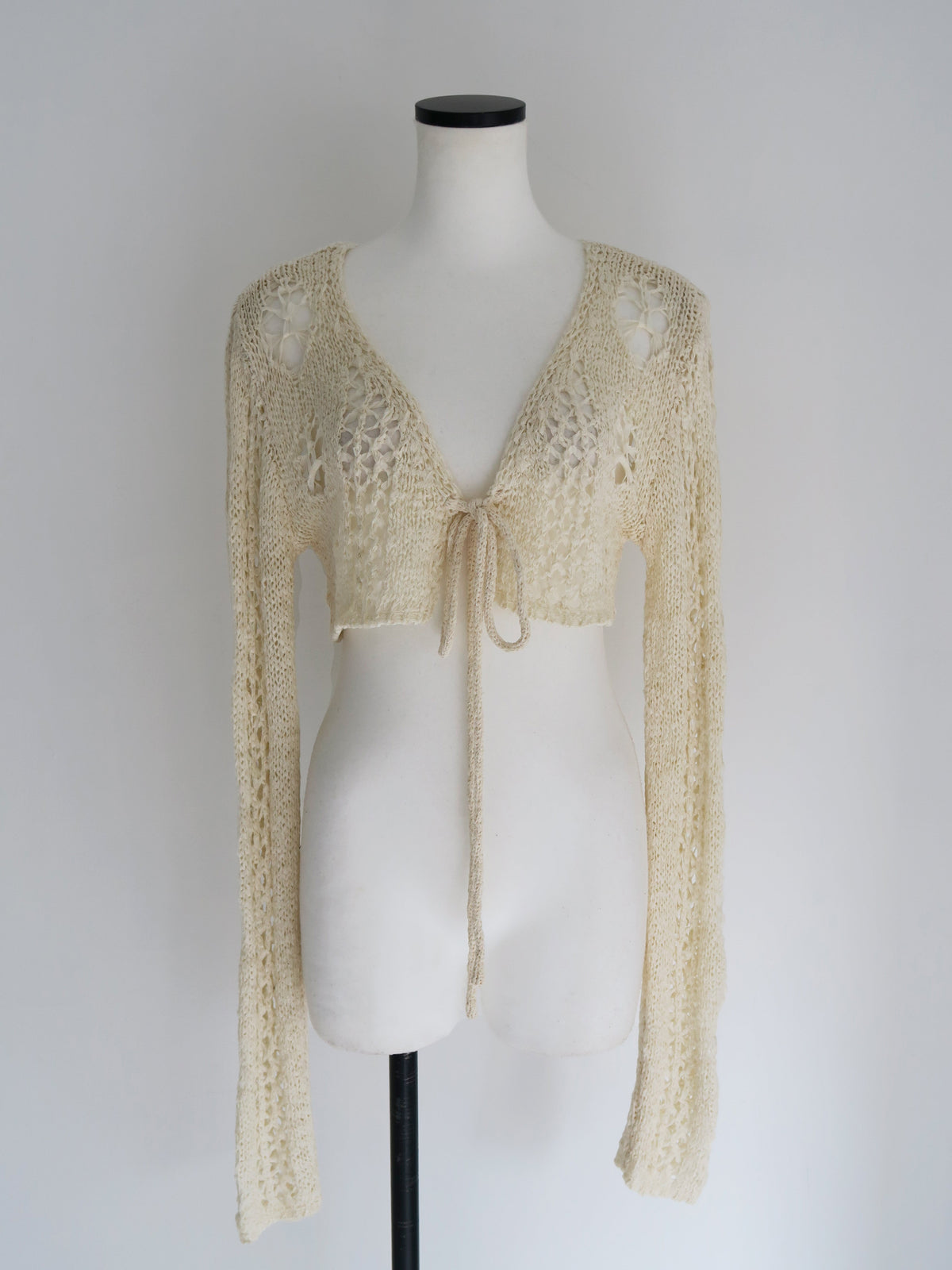 openwork knit bolero