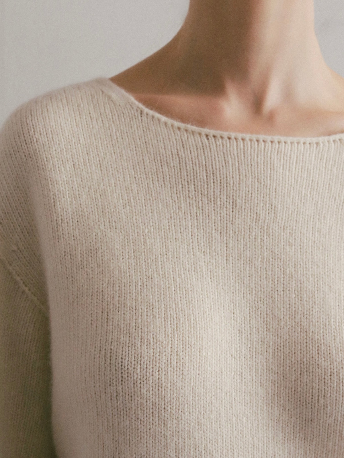 【NOWNS】Raccoon wool fox wholegarment knit