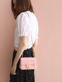 【SAMPLE SALE / miies miim】soft puff frill blouse