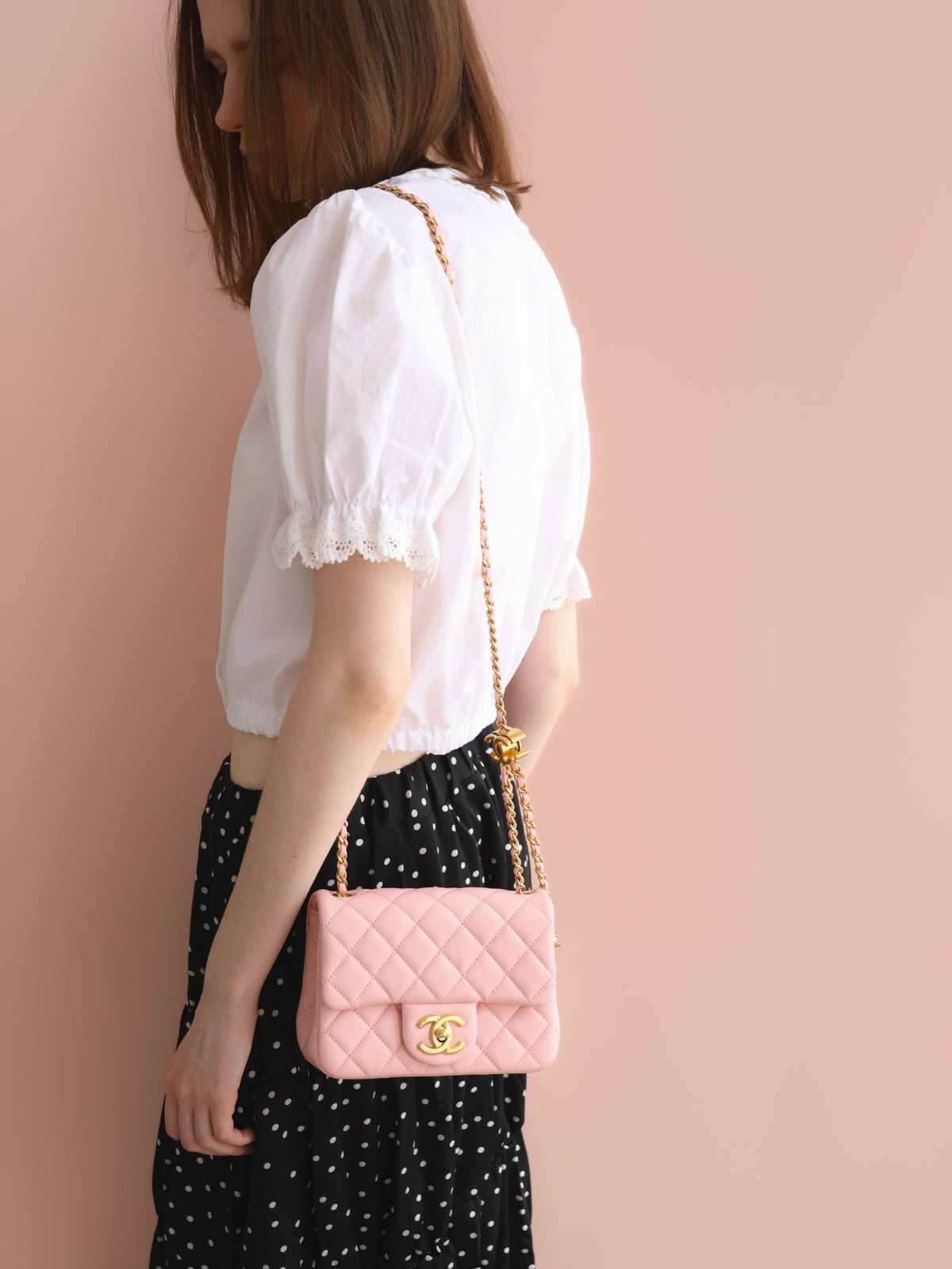 【SAMPLE SALE / miies miim】soft puff frill blouse