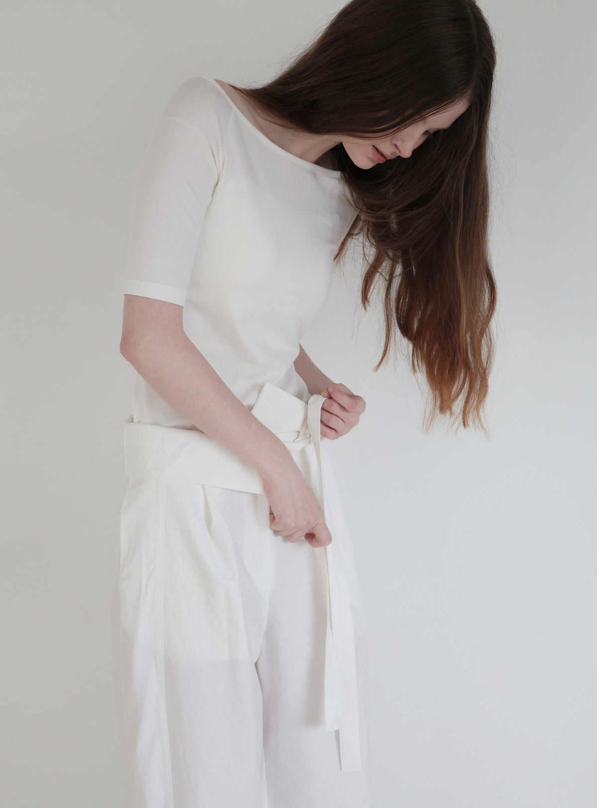 【NOWNS】Lyse | Half sleeve tee