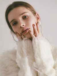 【célon】Poodle Shaggy Knit