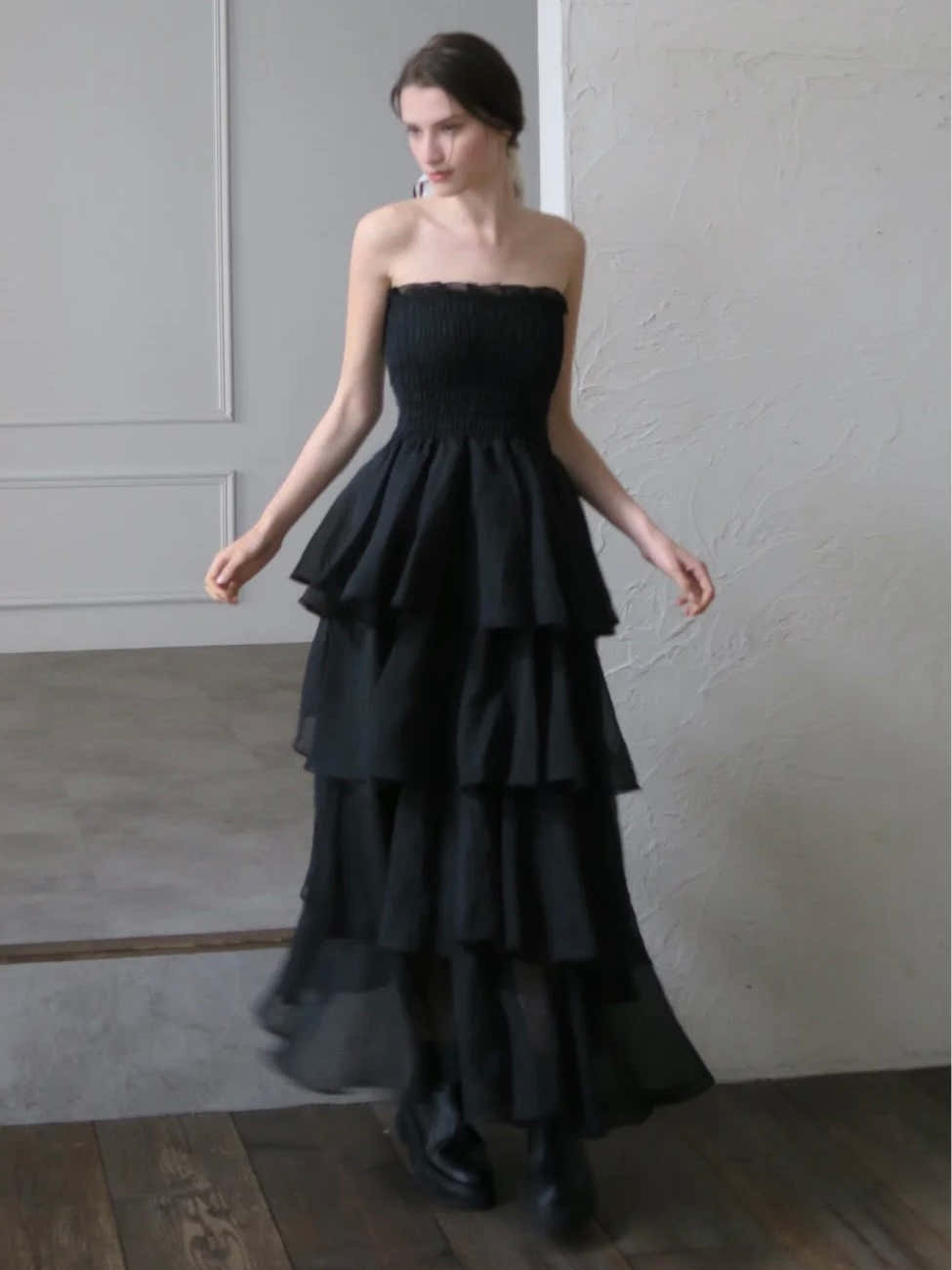 célon】frilly tiered dress – THETOVE