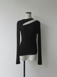 【AMOMMA】ASYMMETRIC CUT TOPS