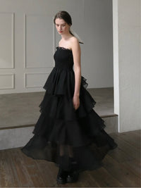 【célon】frilly tiered dress