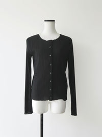 【NOWNS】Seine | Pleats tie cardigan