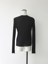 【NOWNS】Seine | Pleats tie cardigan