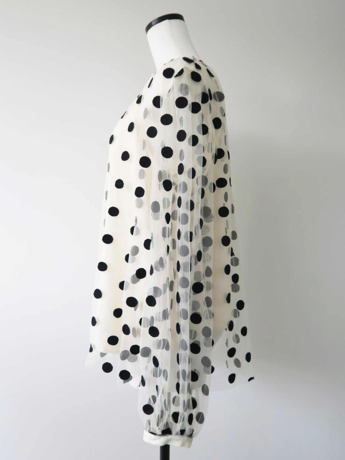 【SAMPLE SALE / AMOMMA】MATILDA SHEER DOT BLOUSE