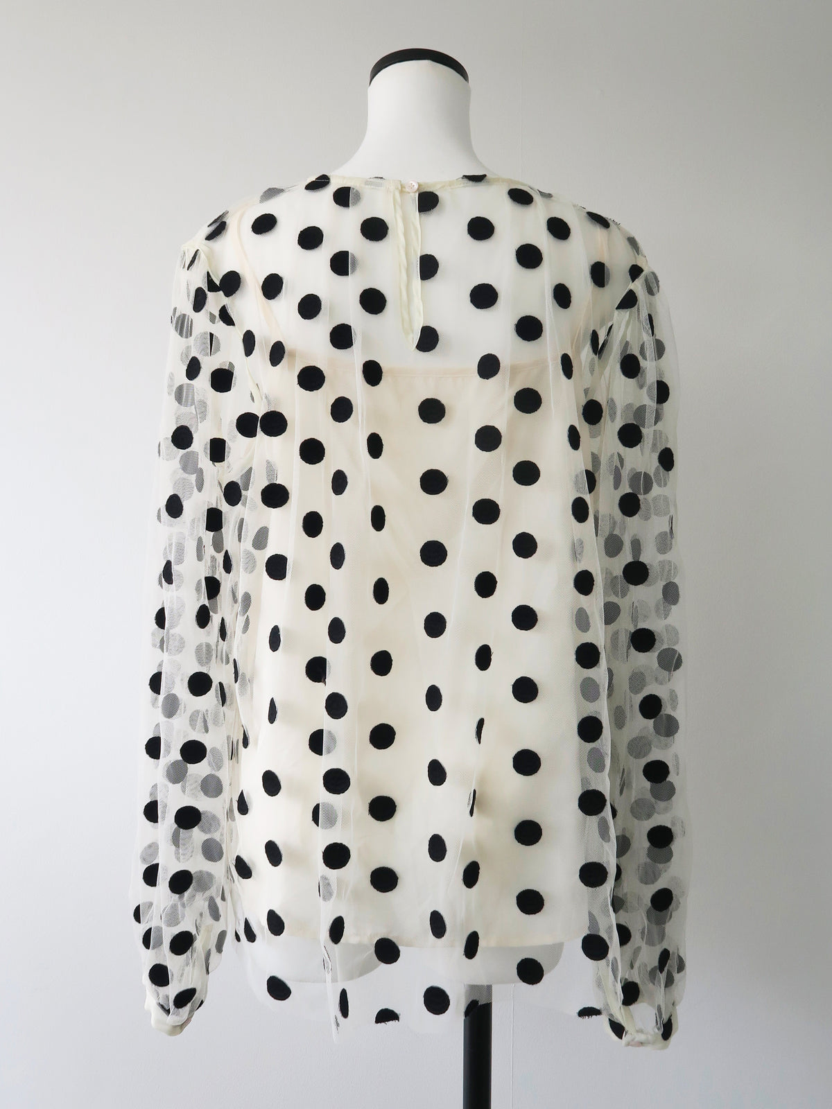 【SAMPLE SALE / AMOMMA】MATILDA SHEER DOT BLOUSE