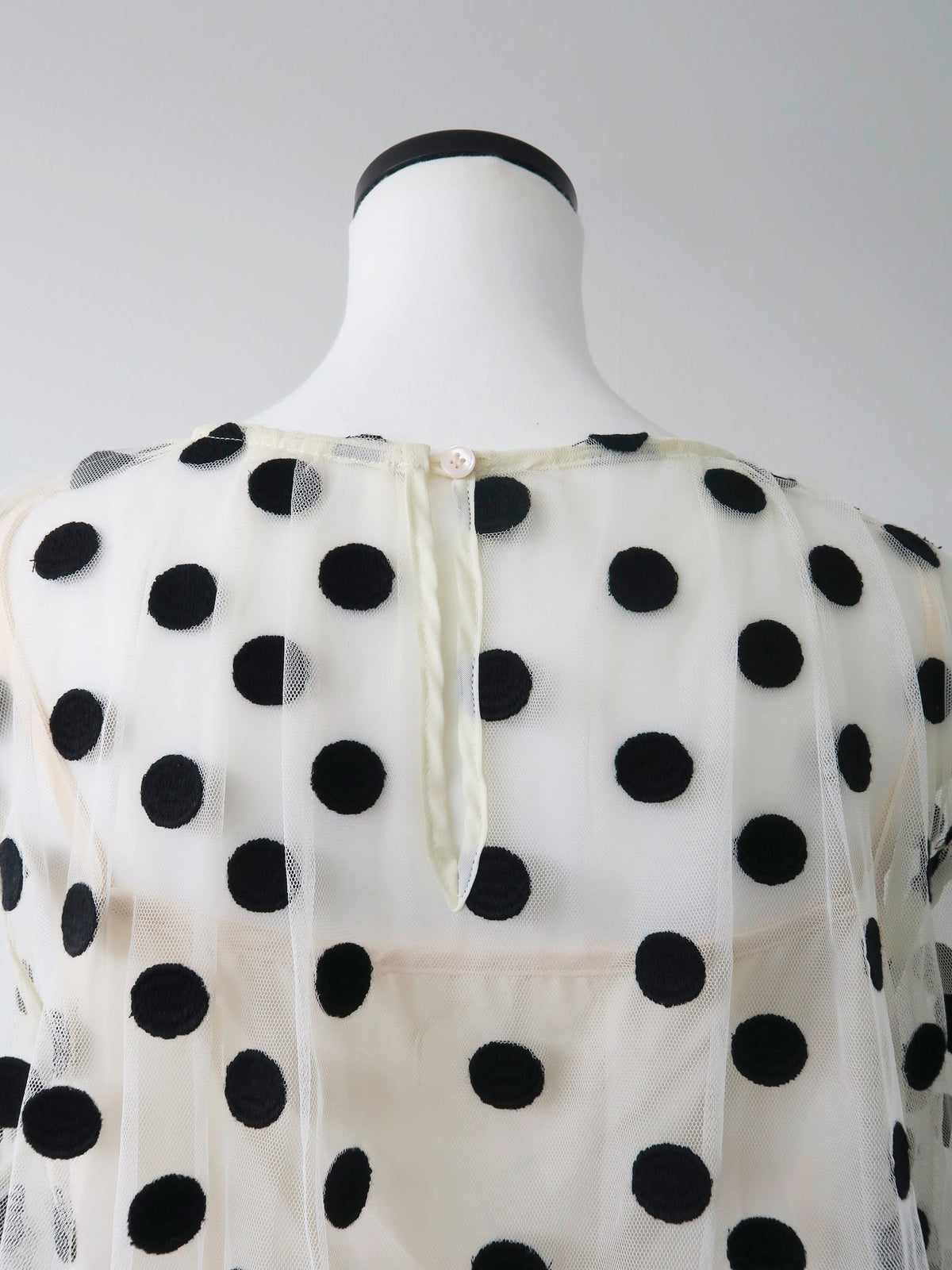 【SAMPLE SALE / AMOMMA】MATILDA SHEER DOT BLOUSE