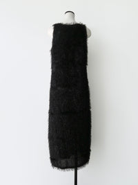 【AMOMMA】FEATHER SHAGGY DRESS