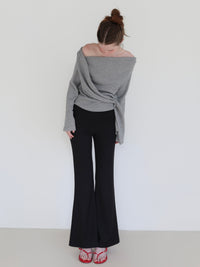 【SAMPLE SALE / miies miim】off shoulder drape tops