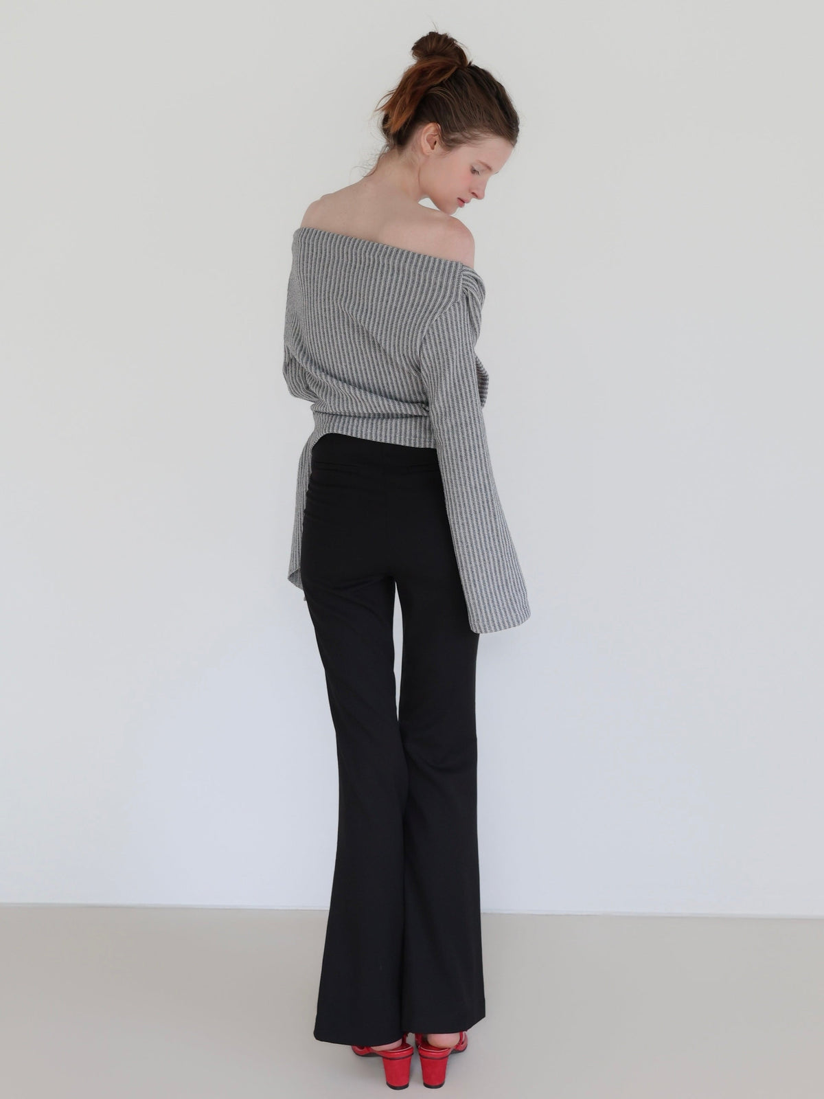 【SAMPLE SALE / miies miim】off shoulder drape tops