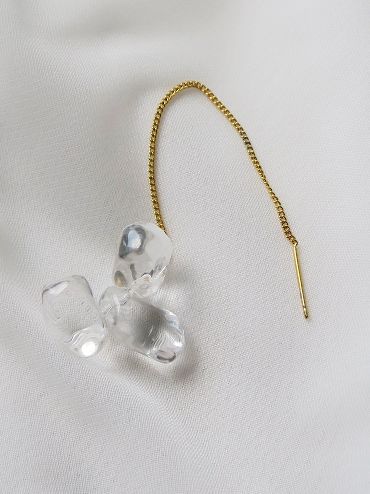 【SAMPLE SALE / swanë】flower drop pierce