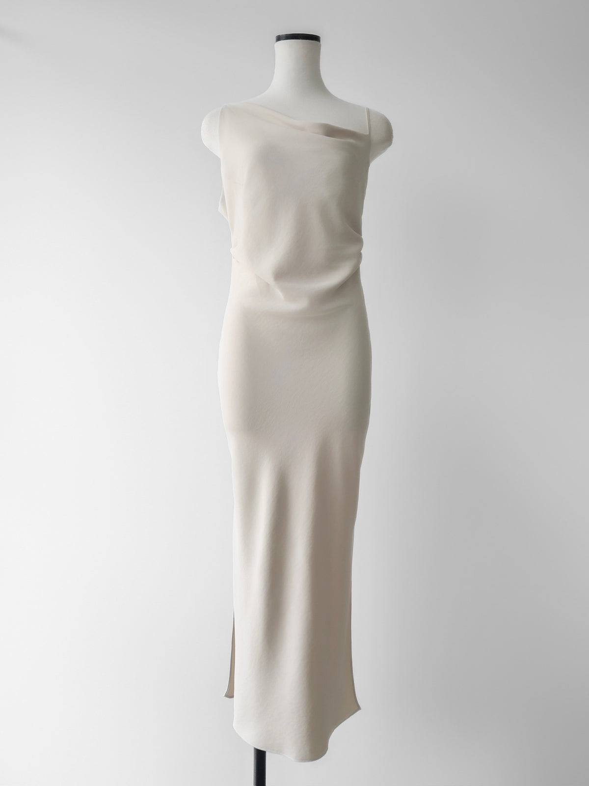 【célon】asymmetry drape cami dress