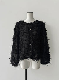 【SAMPLE SALE / AMOMMA】FRILL TEXTURE JACKET