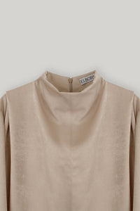 【ELBORN】Nella Half-neck Blouse