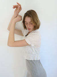 BACK OPEN RIB CAMI DRESS