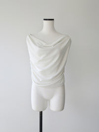 Fluid Draped Neck Top