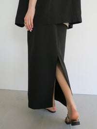 [ sample sale ] straight maxi skirt