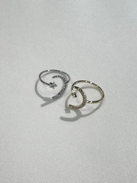 【SAMPLE SALE / swanë】moon star ring